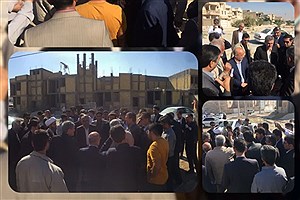 بازدید استاندار فارس از پروژه نهضت ملی مسکن در شهر لامرد