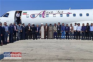 آغاز پرواز مستقیم تهران - لامرد - نجف