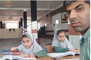 معلم علامرودشتی بانی تاباندن نور دانش در دل دو دانش آموز روشندل