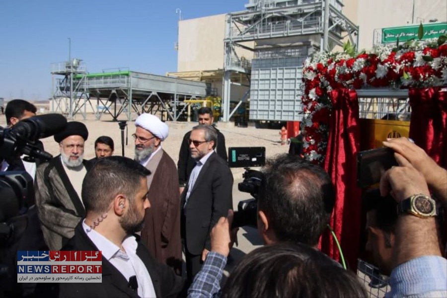 فاز دوم نیروگاه سیکل ترکیبی در سمنان با حضور رئیس جمهور افتتاح شد