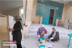 حرکت ارزشمند خانم مدیر مدرسه خیرالنساء وراوی شهرستان مُهر