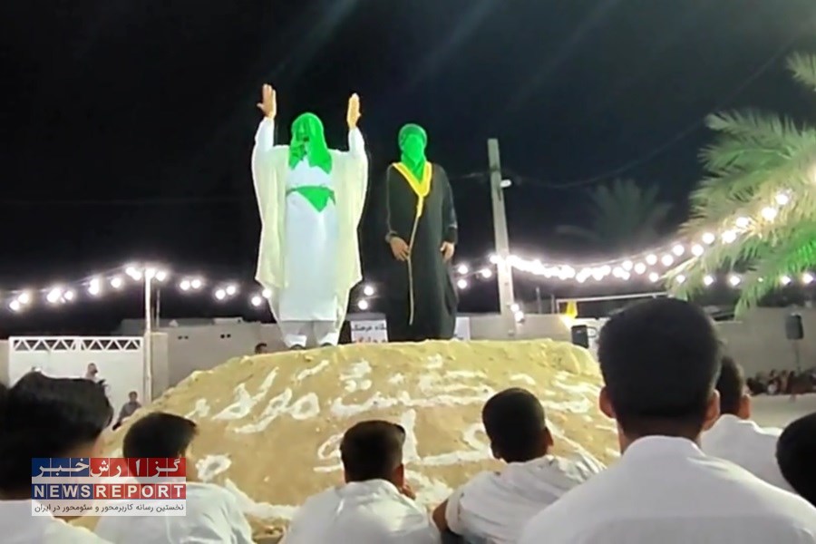 بازسازی واقعه غدیر در شهر فال از توابع شهرستان مهر