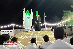 بازسازی واقعه غدیر در شهر فال از توابع شهرستان مهر
