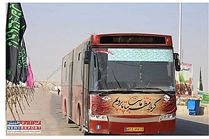 خادمان افتخاری اربعین حسینی از شهرستان لامرد اعزام شدند