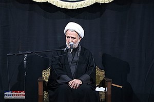 عزاداری شام غریبان شهادت امام جعفر صادق(ع) در گلزار شهدای مرکزی لامرد
