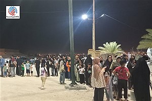 شب پرستاره‌ای از نجوم و معنویت در بارگاه شهدای گمنام لامرد