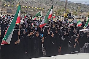 راهپیمایی باشکوه لامردی ها در محکومیت جنایات آمریکا و اسرائیل